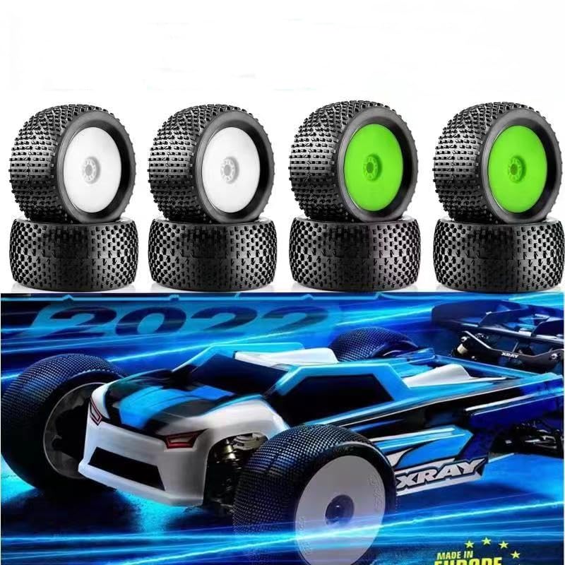 Amazon.co.jp: Chanmoo 1/8 オフロード バギータイヤ 140mm ホイール